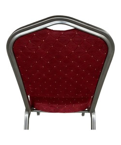 Καρέκλα Catering ArteLibre AUREVIA Κόκκινο/Ασημί Ύφασμα/Μέταλλο 57x40x93cm Καρέκλα Catering ArteLibre AUREVIA Κόκκινο/Ασημί Ύφασμα/Μέταλλο 57x40x93cm