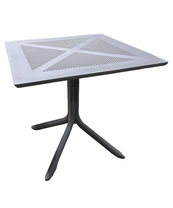 Τραπέζι Κήπου ArteLibre SIREA Γκρι PP 80x80x75cm Τραπέζι Κήπου ArteLibre SIREA Γκρι PP 80x80x75cm