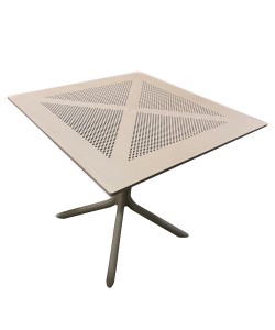 Τραπέζι Κήπου ArteLibre SIREA Cappuccino PP 80x80x75cm