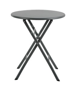 Τραπέζι Κήπου ArteLibre NOVA Μαύρο Μέταλλο Φ60x70cm