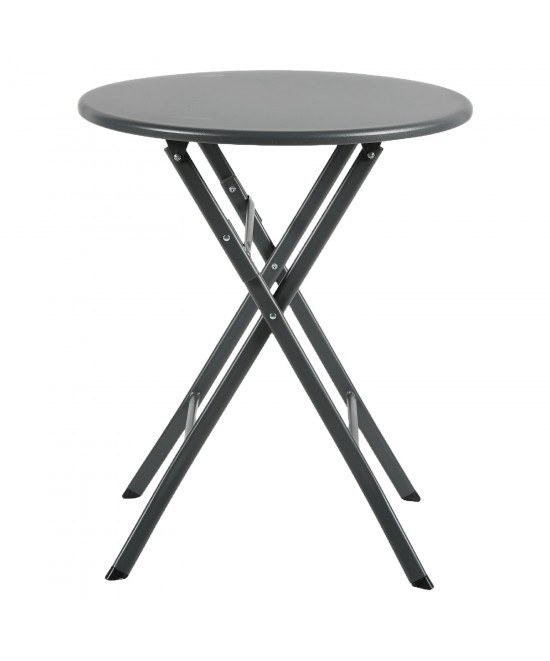 Τραπέζι Κήπου ArteLibre NOVA Μαύρο Μέταλλο Φ60x70cm