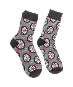 Κάλτσες Βελάκια Γκρι/Μαύρο 70% Βαμβάκι/25% Polyester/5% Ελαστάνη Μέγεθος 42-46