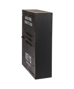 Κλειδοθήκη ‘Cargo’ 8 Θέσεων Μαύρο Μέταλλο 23x9x30cm