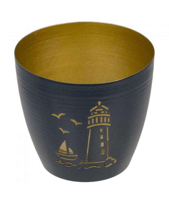 Ρεσώ Μαύρο Μέταλλο 10x10x9cm Σε 2 Σχέδια