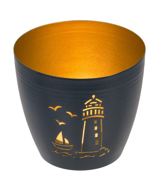 Ρεσώ Μαύρο Μέταλλο 10x10x9cm Σε 2 Σχέδια