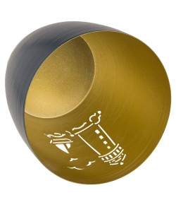 Ρεσώ Μαύρο Μέταλλο 10x10x9cm Σε 2 Σχέδια