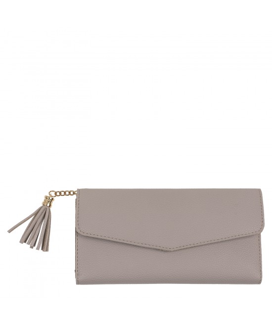 Πορτοφόλι Με Θήκη Με Φερμουάρ Δερματίνη 19x9.5cm Σε 4 Χρώματα