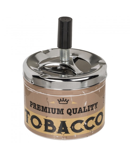 Σταχτοδοχείο Μέταλλο 10cm Σε 4 Σχέδια