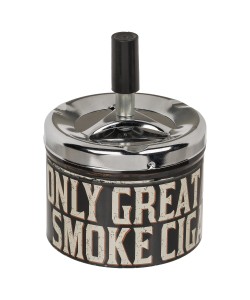 Σταχτοδοχείο Μέταλλο 10cm Σε 4 Σχέδια