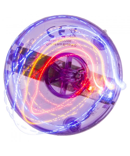 Παιχνίδι Σβούρα Με LED Πλαστικό 4.5cm Σε 6 Χρώματα