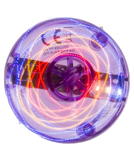 Παιχνίδι Σβούρα Με LED Πλαστικό 4.5cm Σε 6 Χρώματα