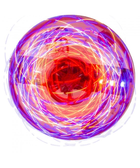 Παιχνίδι Σβούρα Με LED Πλαστικό 4.5cm Σε 6 Χρώματα