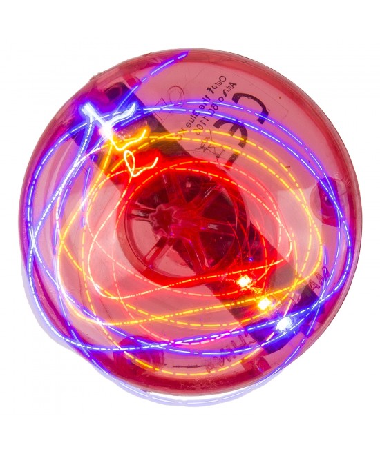 Παιχνίδι Σβούρα Με LED Πλαστικό 4.5cm Σε 6 Χρώματα