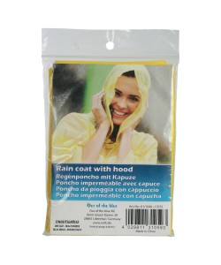 Αδιάβροχο Πόντσο Με Κουκούλα Σε Θήκη Μέγεθος One Size Σε 3 Χρώματα