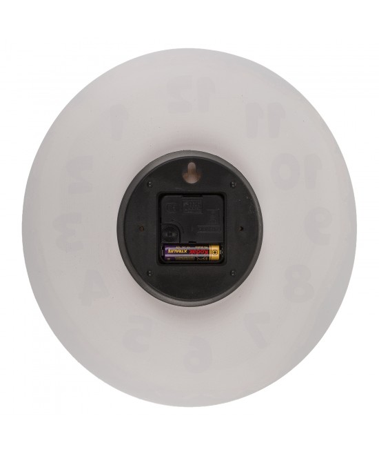 Ρολόι Τοίχου Κορμός Δέντρου Καφέ Πλαστικό 27x30x4cm