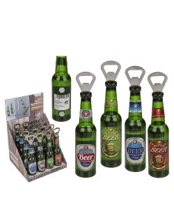 Ανοιχτήρι Μπουκαλίων Με Μαγνήτη Σε Σχήμα Μπουκαλιού Μπύρας Μέταλλο/Πλαστικό 21cm Σε 5 Σχέδια