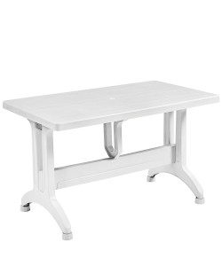 Τραπέζι Κήπου ArteLibre LAGO Λευκό PP 70x120cm