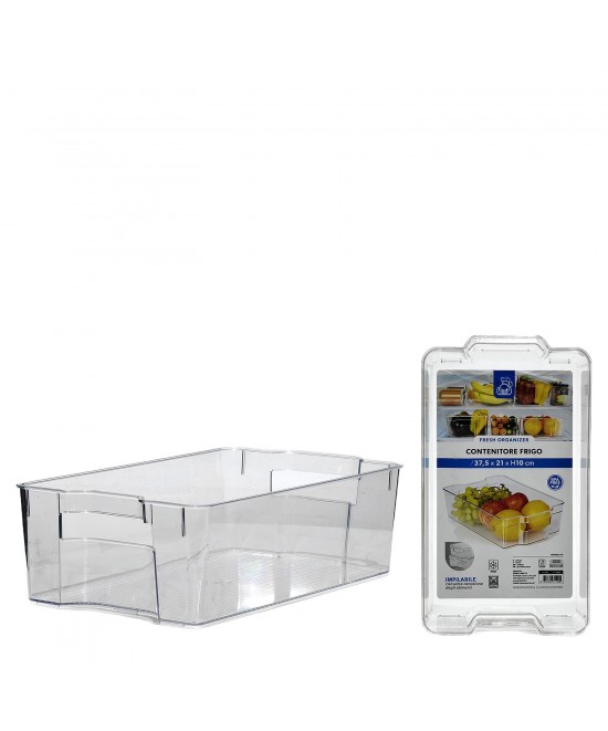 Οργανωτής Ψυγείου Διάφανο Πλαστικό 37.5x21x10cm