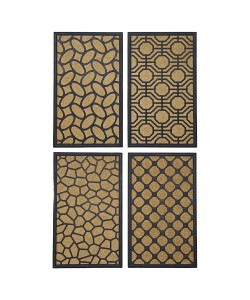 Πατάκι Εισόδου 35% Πολυεστέρας/65% Καουτσούκ 45x75cm Σε 4 Σχέδια