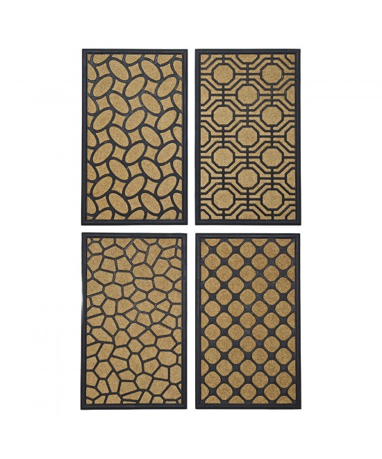 Πατάκι Εισόδου 35% Πολυεστέρας/65% Καουτσούκ 45x75cm Σε 4 Σχέδια