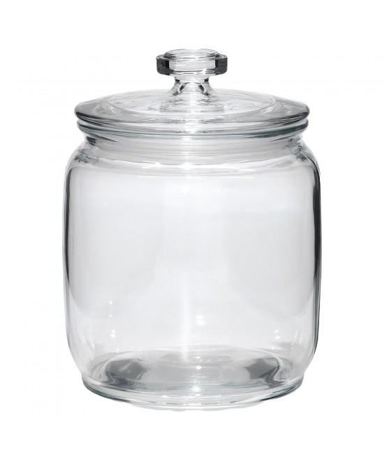 Βάζο Με Καπάκι Διάφανο Ερμητικό 150cl Φ14x18cm
