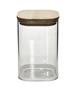 Βάζο Γυαλί Με Ερμητικό Καπάκι 950ml Φ10x15.6cm
