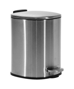 Πεντάλ 3L Ασημί Ανοξείδωτο Ατσάλι 21x17x23.5cm