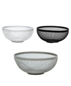Φρουτιέρα Μέταλλο Φ26x11.5cm Σε 3 Χρώματα