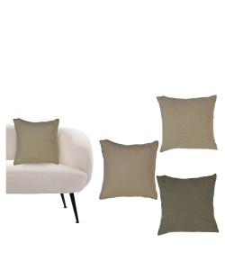 Μαξιλάρι 45x45cm Με Φερμουάρ Σε 3 Χρώματα