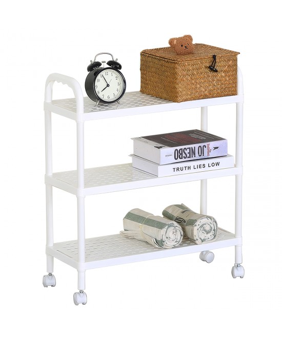 Ραφιέρα ArteLibre VIALA Με 3 Ράφια Λευκό Πλαστικό 51.5x20.6x60.9cm