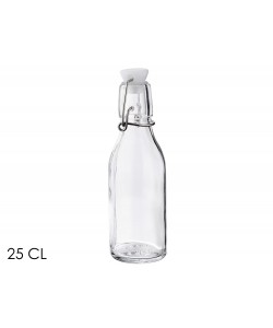 Μπουκάλι Στρογγυλό 25cl Με Ερμητικό Καπάκι