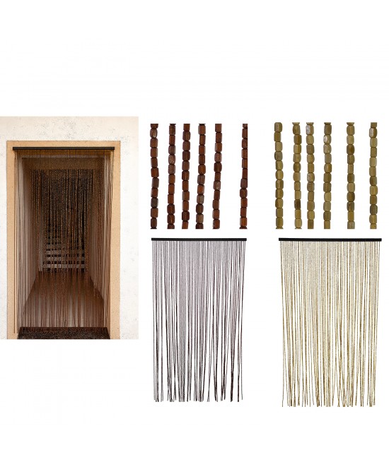 Κουρτίνα Πόρτας Πλαστικό 100x220cm Σε 2 Χρώματα