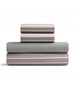 LINO Σετ Παπλωματοθήκη Μονή (160x240) Madison Dusty Pink