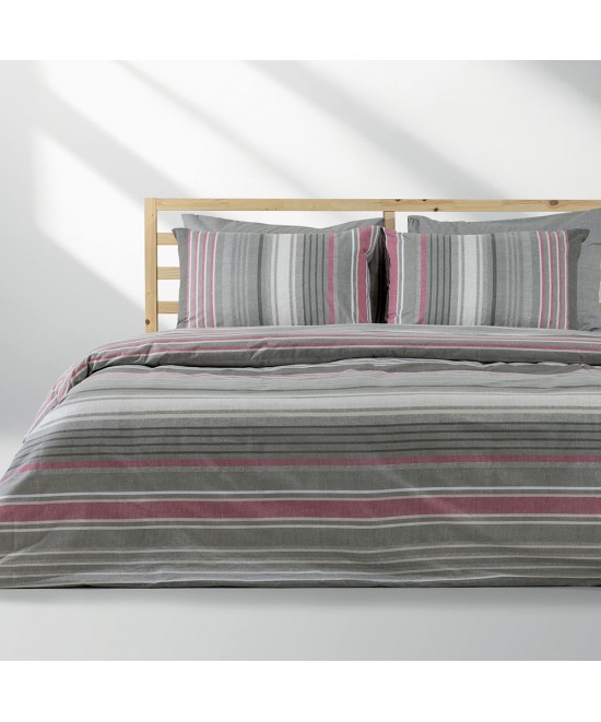 LINO Σετ Παπλωματοθήκη Μονή (160x240) Madison Dusty Pink LINO Σετ Παπλωματοθήκη Μονή (160x240) Madison Dusty Pink