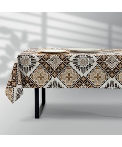 LINO Τραπεζομάντηλο Artisan 140x220 Καφέ