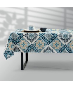 LINO Τραπεζομάντηλο Artisan 140x220 Μπλε