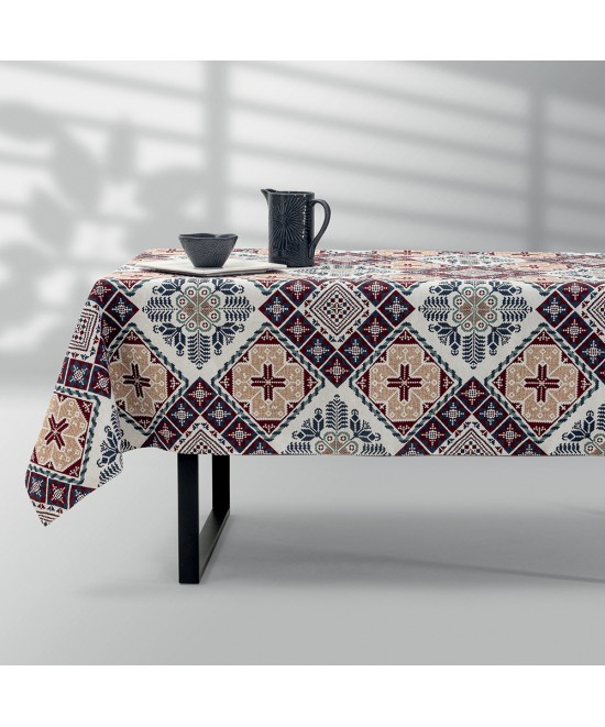LINO Τραπεζομάντηλο Artisan 140x220 Μπορντώ