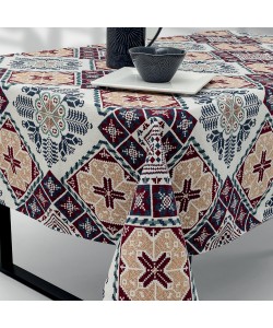 LINO Τραπεζομάντηλο Artisan 140x220 Μπορντώ LINO Τραπεζομάντηλο Artisan 140x220 Μπορντώ