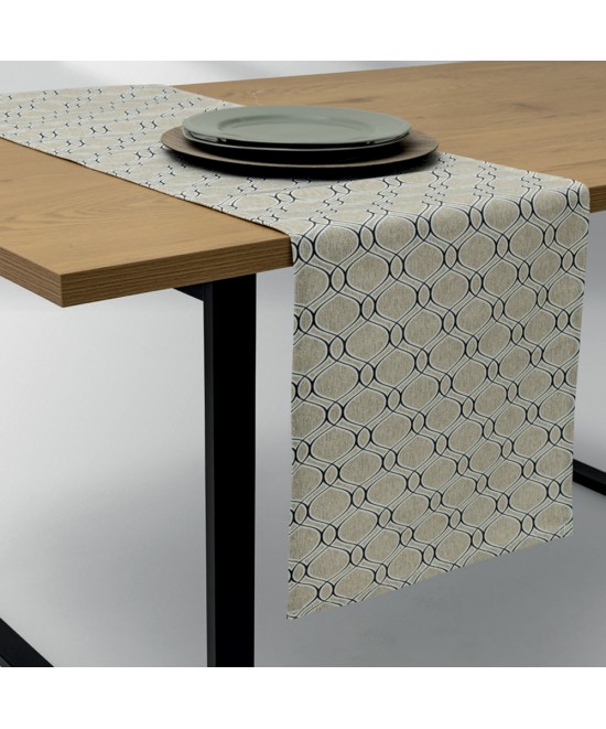 LINO Τραβέρσα Ambient 40x160 Εκρού-Μαύρο