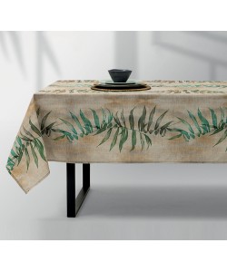 LINO Τραπεζομάντηλο Foresta 140x240 Εκρού-Πράσινο