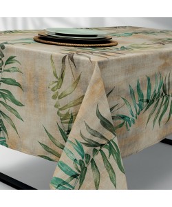 LINO Τραπεζομάντηλο Foresta 140x180 Εκρού-Πράσινο LINO Τραπεζομάντηλο Foresta 140x180 Εκρού-Πράσινο