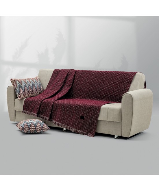 LINO Ριχτάρι Καναπέ Διθέσιο (180x250) Deneb Burgundy LINO Ριχτάρι Καναπέ Διθέσιο (180x250) Deneb Burgundy