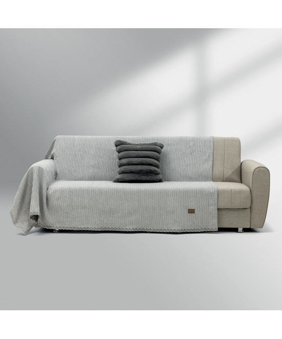 LINO Ριχτάρι Πολυθρόνας (180x180) Raya Off White LINO Ριχτάρι Πολυθρόνας (180x180) Raya Off White