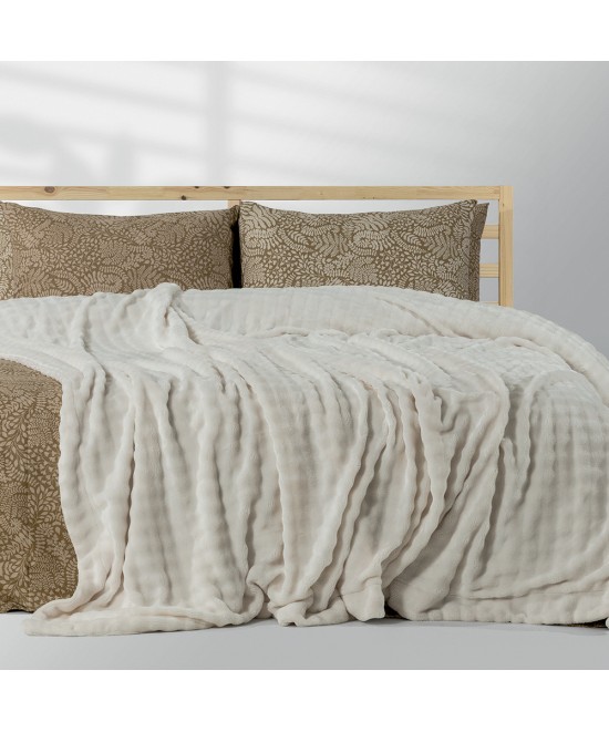 LINO Κουβέρτα Υπέρδιπλη Διπλής Όψης 220x240 Kvall Off White LINO Κουβέρτα Υπέρδιπλη Διπλής Όψης 220x240 Kvall Off White