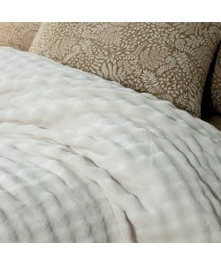 LINO Κουβέρτα Υπέρδιπλη Διπλής Όψης 220x240 Kvall Off White