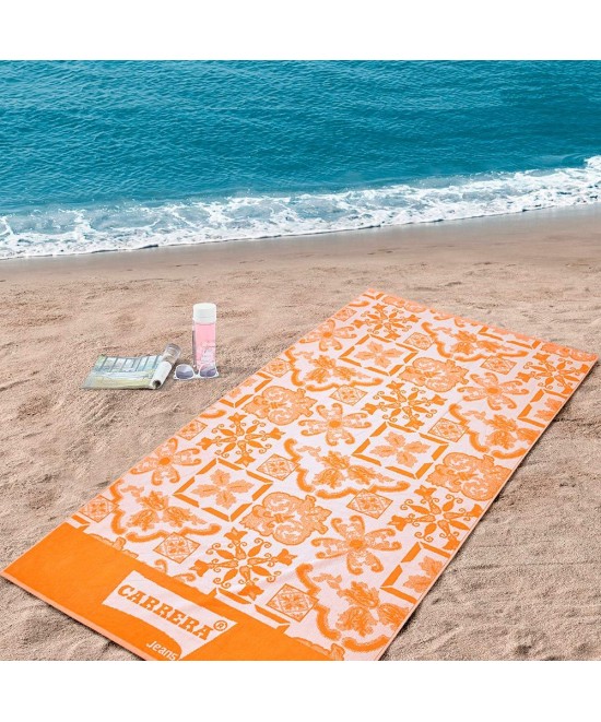 LINO ΠΕΤΣΕΤΑ ΘΑΛΑΣΣΗΣ LARANJA ORANGE 90X165 LINO ΠΕΤΣΕΤΑ ΘΑΛΑΣΣΗΣ LARANJA ORANGE 90X165