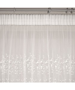 LINO ΚΟΥΡΤΙΝΑ ZENIO WHITE ΜΕ ΤΡΕΣΑ 280X300 LINO ΚΟΥΡΤΙΝΑ ZENIO WHITE ΜΕ ΤΡΕΣΑ 280X300