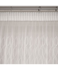 LINO ΚΟΥΡΤΙΝΑ GRUMO WHITE ΜΕ ΤΡΕΣΑ 280X300 LINO ΚΟΥΡΤΙΝΑ GRUMO WHITE ΜΕ ΤΡΕΣΑ 280X300