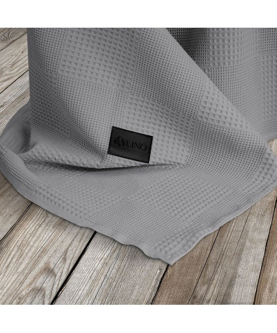 LINO ΚΟΥΒΕΡΤΑ ΠΙΚΕ RENK GREY 220X240 LINO ΚΟΥΒΕΡΤΑ ΠΙΚΕ RENK GREY 220X240