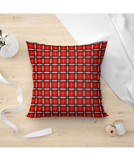 LINO ΜΑΞΙΛΑΡΟΘΗΚΗ TARTAN 401 RED 45X45